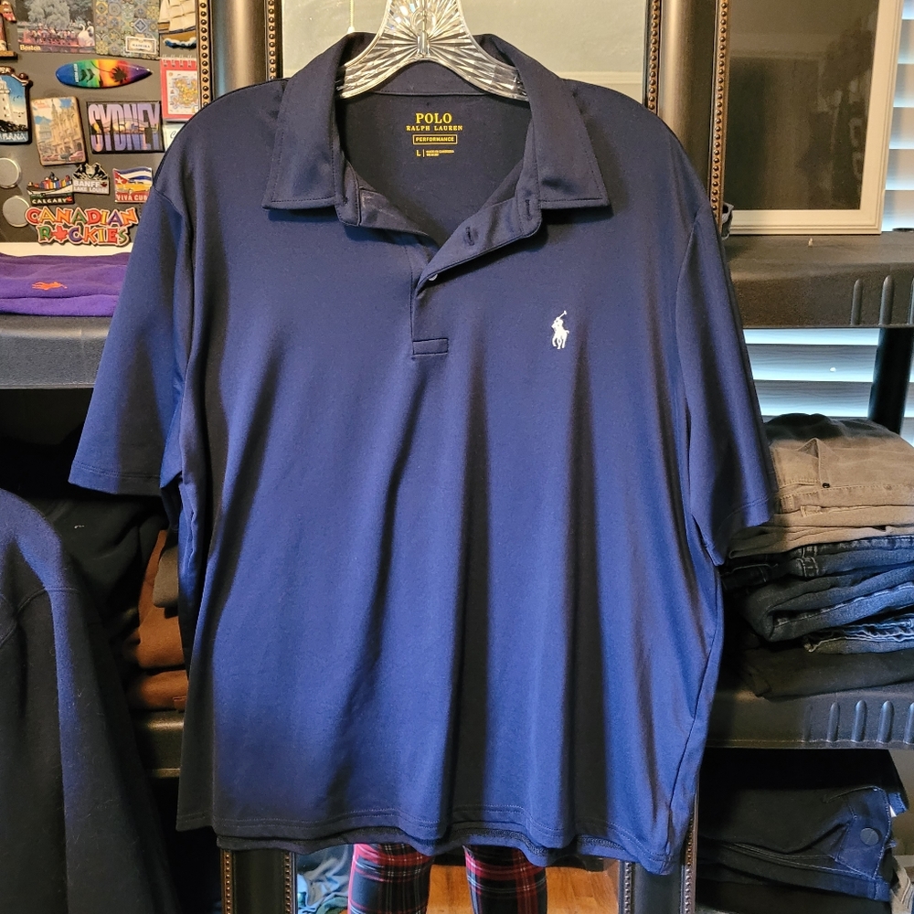 Ralph Lauren Polo Performance Mens Shirt Large Like New